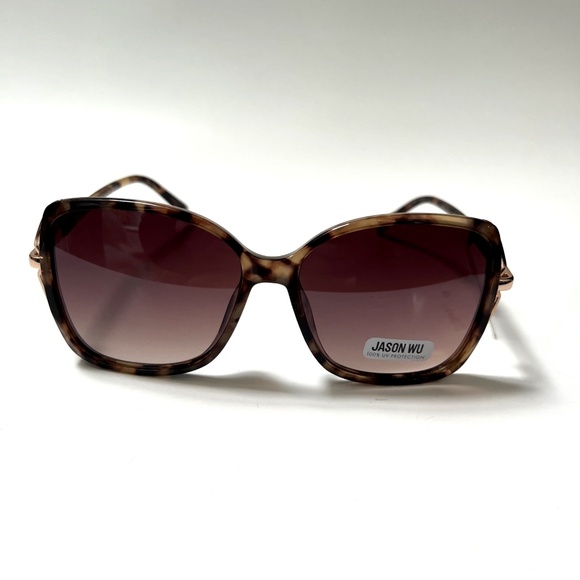 NWT Original JASON WU Butterfly Sunglasses Tortoise Shell Brown Classic Acetate main image 5